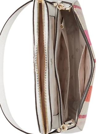 Kate Spade New York Leila Striped Canvas Shoulder Bag