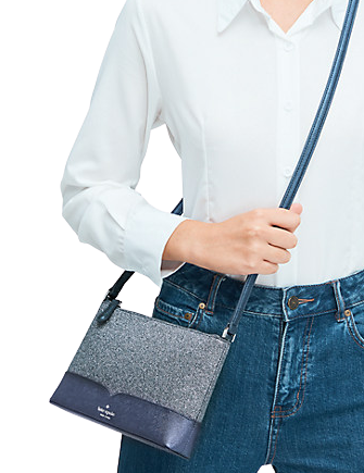 Kate Spade New York Lola Glitter Crossbody
