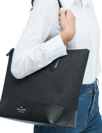 Kate spade lola discount glitter tote black