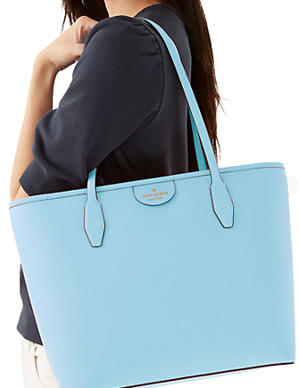  Kate Spade New York Large Lori Tote Top Zip Handbag (Fountain  Blue)