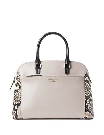 Kate Spade New York Louise Python Embossed Medium Dome Satchel