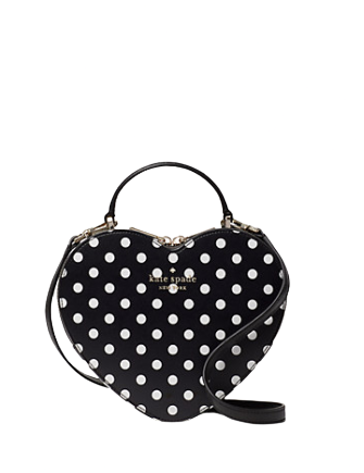 Kate Spade New York Love Shack Polka Dot Heart Purse Brixton Baker