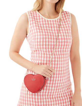 Love shack mini heart crossbody purse Clearance