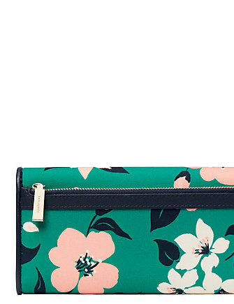 Coach Large Wristlet with Lily Print and Comparison to Large