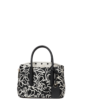 Kate Spade New York Margaux Embossed Scribble Flora Mini Satchel