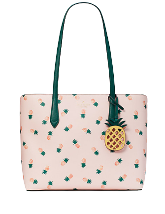 Kate Spade Marlee Pineapple Tote Pink Multi