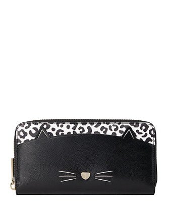Kate Spade New York Meow Cat Large Continental Wallet | Brixton Baker