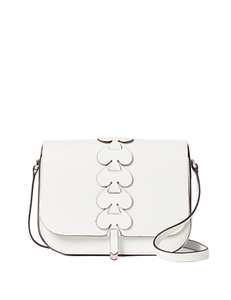 Nadine woven spade medium flap deals shoulder bag