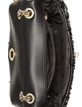 Kate Spade New York Natalia Sequin Medium Flap Shoulder Bag