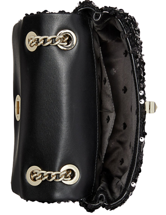 Kate Spade New York Natalia Sequin Small Flap Crossbody