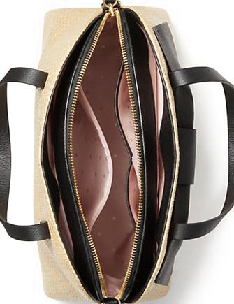 Kate Spade New York Olive Drive Straw Lottie Satchel