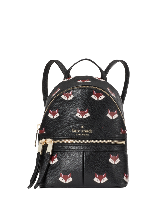 fox backpack mini Kate Spade New York Out Of The Woods Fox Mini Convertible Backpack