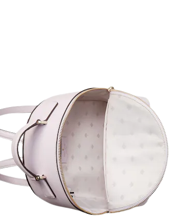 KATE SPADE NEW YORK PERRY PALE AMETHYST SAFFIANO LEATHER SMALL BACKPACK  K8698