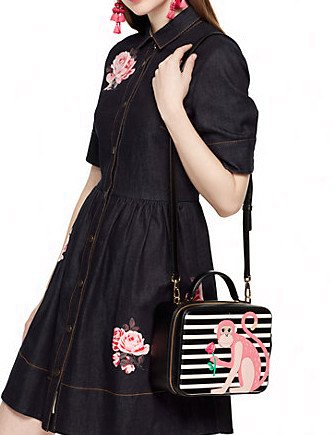 Kate Spade New York Rambling Roses Monkey Casie Satchel