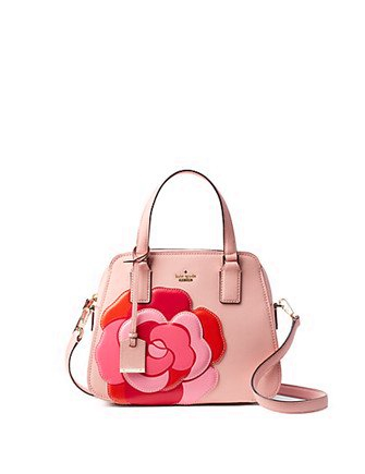 Kate Spade New York Rambling Roses Rose Little Babe Satchel