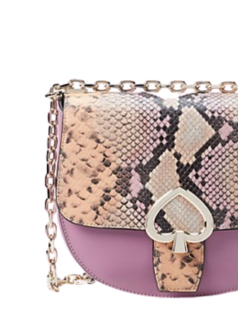 Kate Spade New York Robyn Exotic Medium Chain Saddle Bag