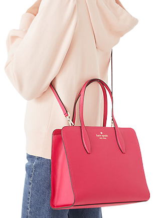 Kate spade tippy 2025 medium triple compartment satchel