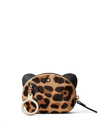 Kate Spade New York Run Wild Leopard Print Dumpling Coin Purse