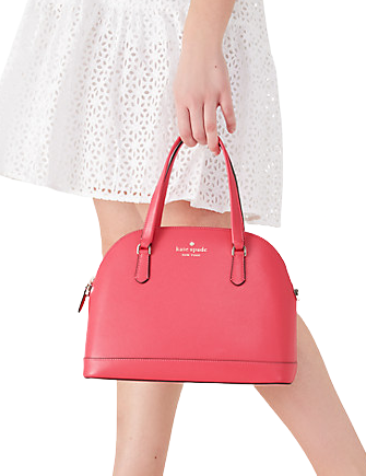 Kate Spade Sadie Leather Shoulder Bag (Bikini pink): Handbags