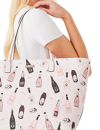 Kate spade champagne bottle discount purse