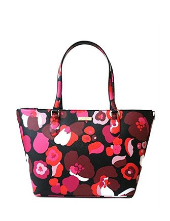 Women Pink Floral Small Tote Bag