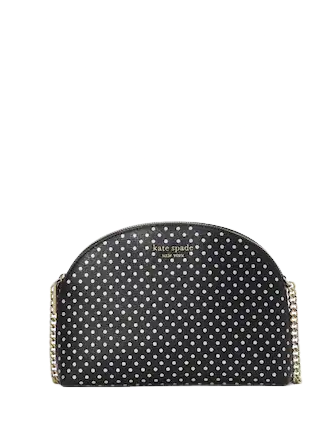 Kate Spade New York Spencer Metallic Dot Double-zip Crossbody Kate Spade New York Spencer Metallic Dot Double-zip Crossbody