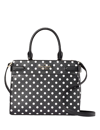 Kate spade black and white polka dot purse shop