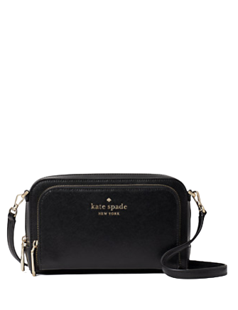 Kate Spade Bags | Kate Spade Staci Dual Zip Around Crossbody Bag | Color: Black | Size: Os | Alessiachic's Closet