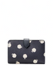 Kate Spade New York Staci Medium White Apple Compartment Bifold Wallet