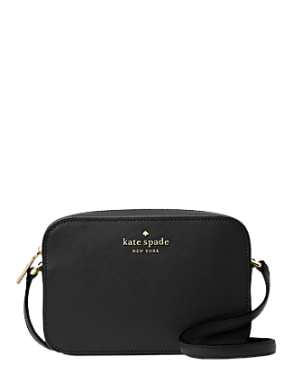 Kate Spade Staci Saffiano Leather Mini Camera Bag in Black (WLR00686) - USA  Loveshoppe