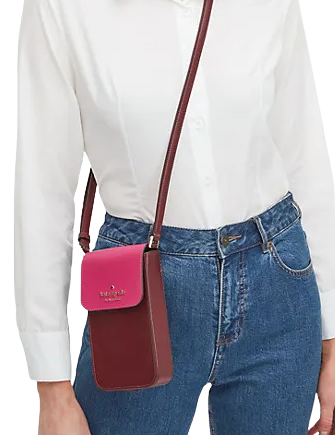 Kate Spade North South Leather Crossbody Phone Crossbody