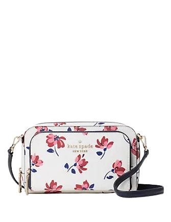 Kate Spade New York Staci Tea Garden Toss Dual Zip Around Kate Spade New York Staci Tea Garden Toss Dual Zip Around