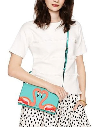 Kate Spade New York Strut Your Stuff Flamingo Cali Crossbody