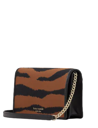 Kate Spade New York Tiger Jacquard Chain Wallet Brixton Baker