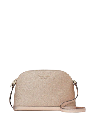 Kate Spade Tinsel Small Dome Crossbody, Rose Gold - Handbags & Purses