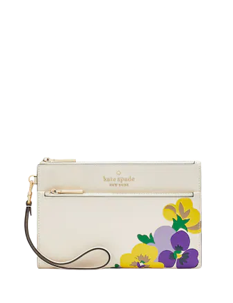 Kate Spade New York Wild Petal Medium Floral Wristlet