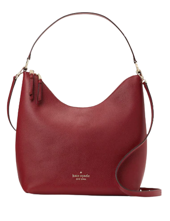 Kate Spade Zippy Pebbled Leather Shoulder Bag