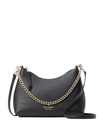 Kate Spade New York Zippy Leather Convertible Crossbody Black