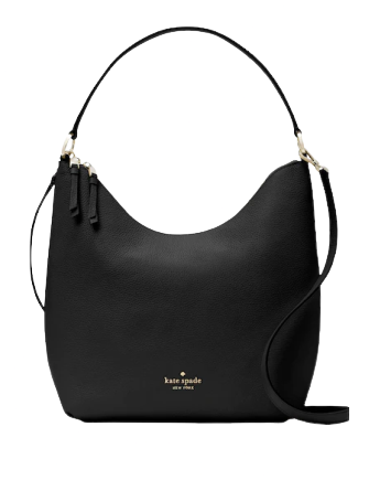 kate spade black leather shoulder bag