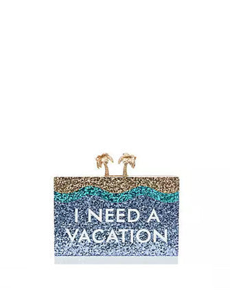 Kate Spade New York Breath of Fresh Air I Need a Vacation Clutch