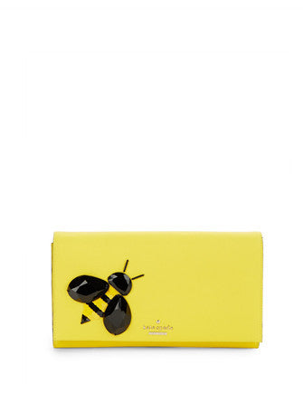 Kate spade yellow clutch online