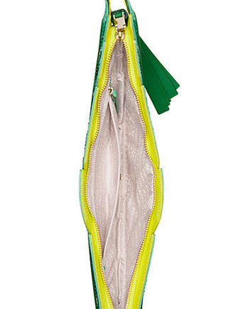 Kate Spade New York Flights of Fancy Banana Leaf Clutch