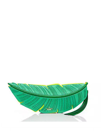 Kate Spade New York Flights of Fancy Banana Leaf Clutch