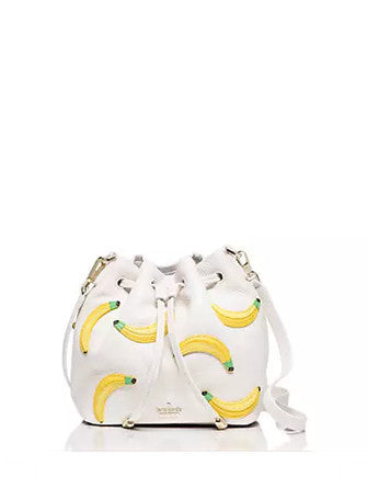 Kate Spade New York Flights of Fancy Bananas Mini Bucket Bag