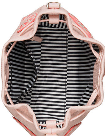 Kate Spade New York Flights of Fancy Grapefruit Mini Bucket Bag