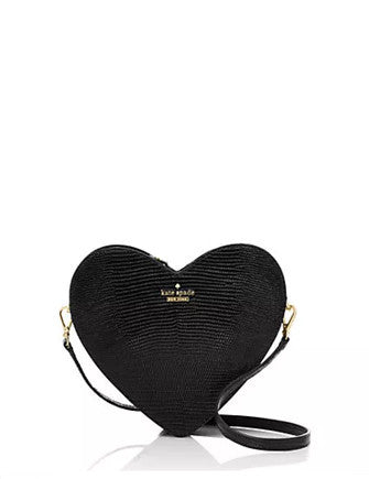 Kate spade heart purse black Clearance