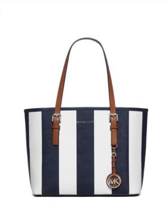 Striped michael kors purse Clearance