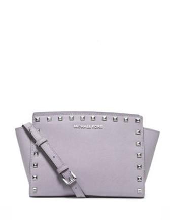 Michael kors selma stud medium messenger top