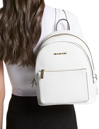 Michael Kors Adina Pebbled Leather Medium Backpack