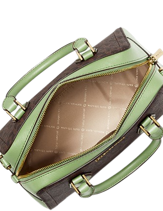 Michael Michael Kors Ayden Medium Logo and Faux Leather Satchel Michael Michael Kors Ayden Medium Logo and Faux Leather Satchel